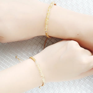 Radiance Mother and Daughter Matching Gemstone Braided Bracelets - Thoughts Accessories