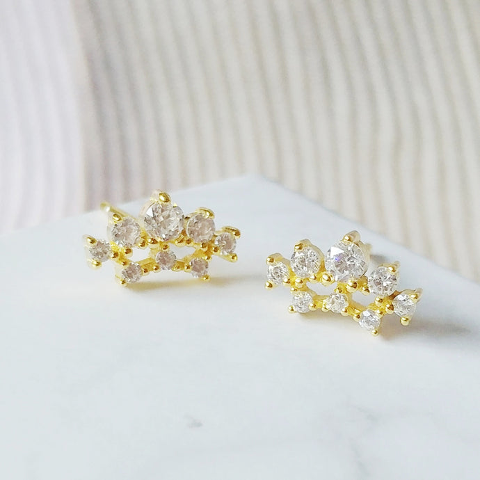Tiara Earrings - Thoughts Accessories