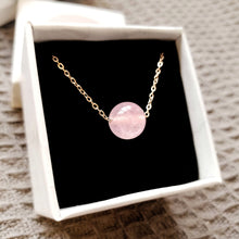 Amour Necklace (Pink Chalcedony) - Thoughts Accessories