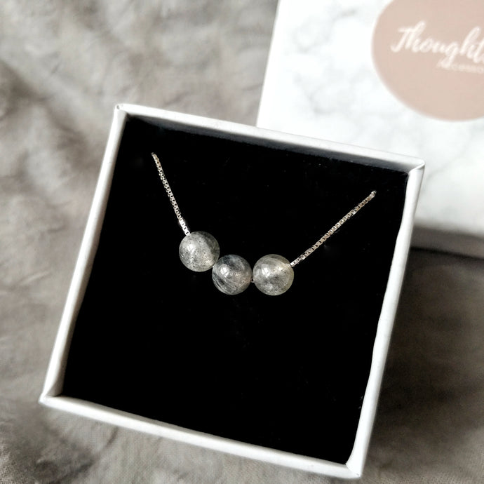 Serene Necklace (Moonstone) - Thoughts Accessories