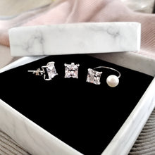 Éclat Collection Pearl Princess Earrings and Ring Set - Thoughts Accessories
