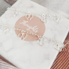 Linked Hearts Mother & Daughter Matching Bracelets - Thoughts Accessories