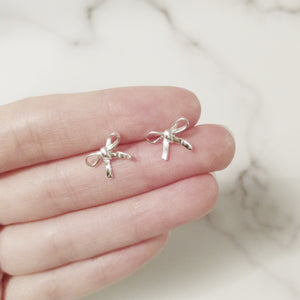 Dainty Ribbon Earrings - Thoughts Accessories