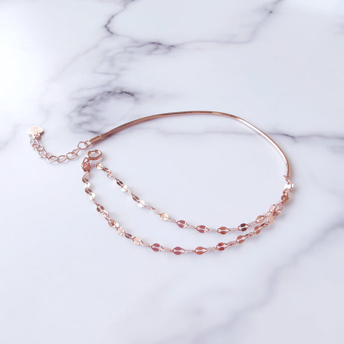 Duet Rose Gold Bracelet - Thoughts Accessories
